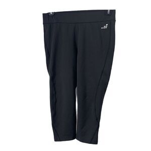 Black Cropped Athletic Pants Small BCG